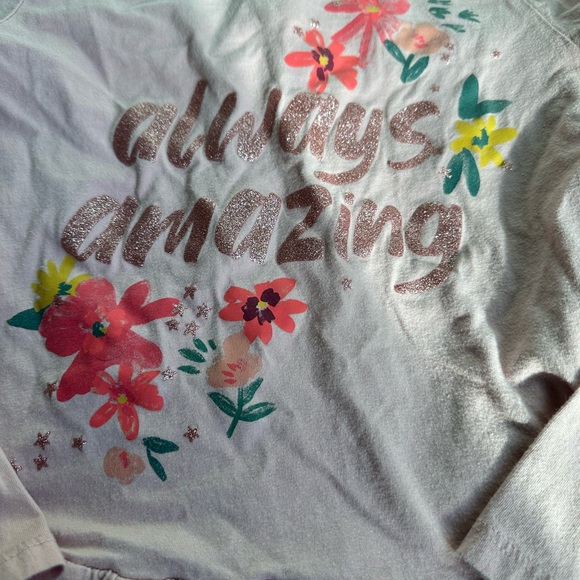 Carter's Pink and Blue Floral Kids Matching Set - Picture 2 of 8